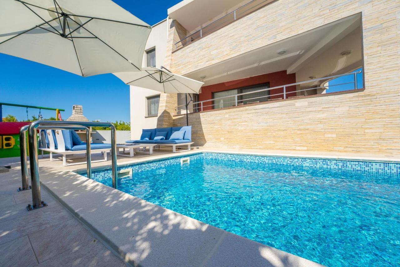 Vila Zatona Sunset With Heated Swimming Pool Затон Экстерьер фото