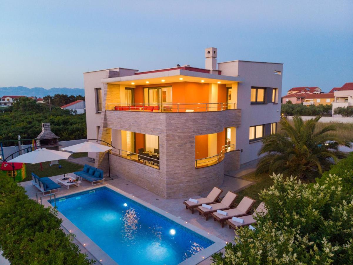 Vila Zatona Sunset With Heated Swimming Pool Затон Экстерьер фото